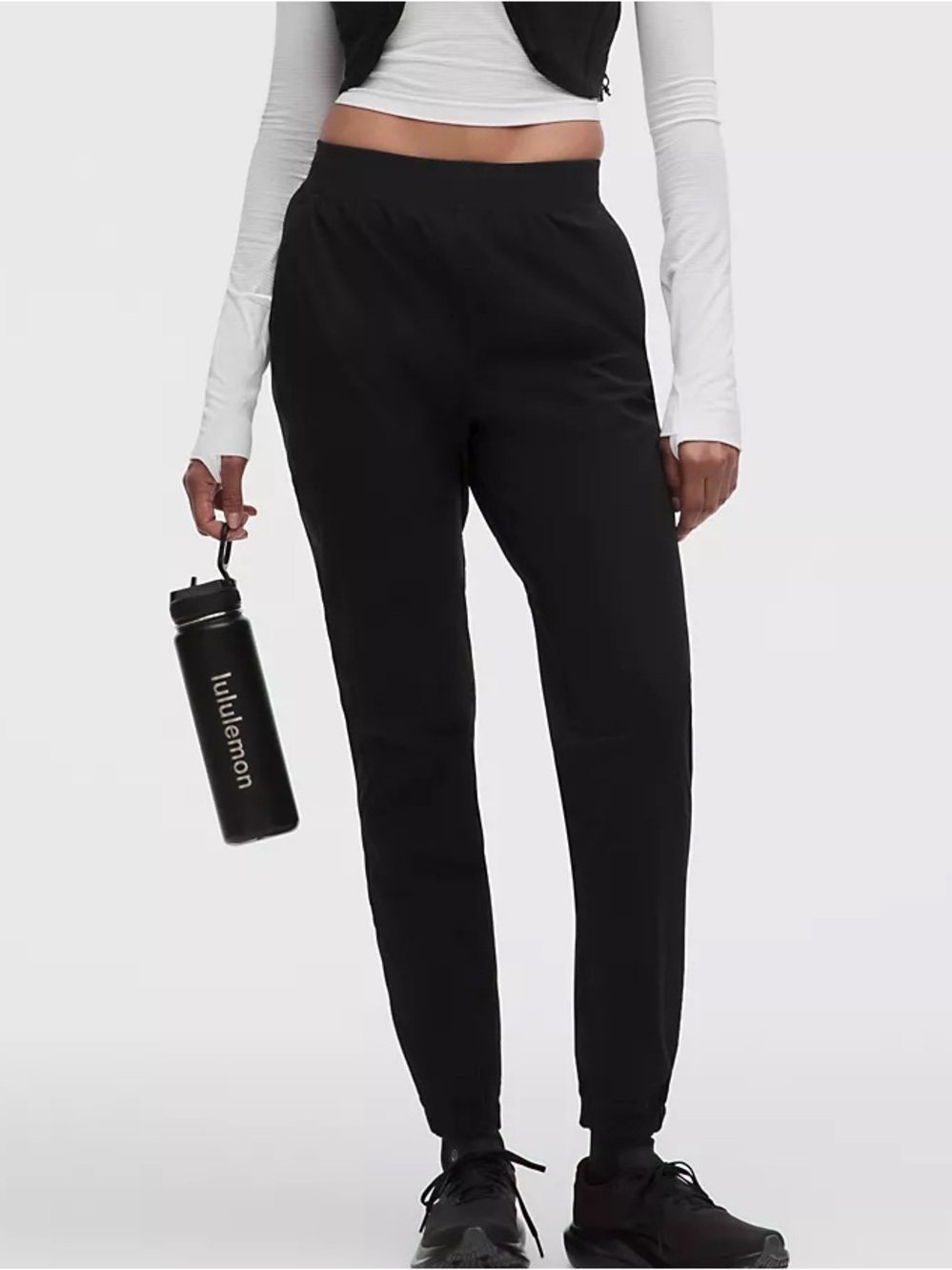 lululemon athletica high rise jogger Pant Ankle zippers